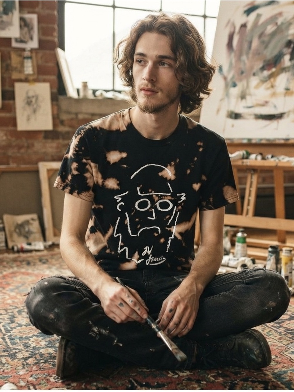 Men’s JW Francis Custom Acid Wash Tshirt